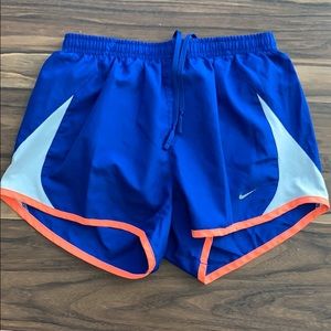 XS blue running shorts